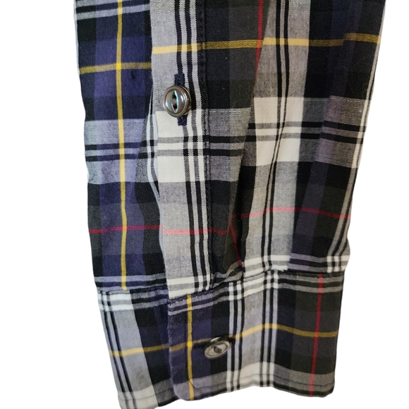 J. Crew Ling Sleeve Button Up Collared Plaid Shirt, 4 - Picture 3 of 4